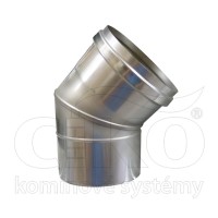 Koleno 45°, prům.160mm, tl.0,6mm