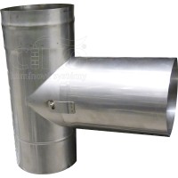 T-kus 90° s bajonetovým spojem, prům. 180mm, tl. 0,6mm