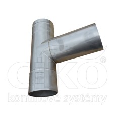 T-kus 90°, do 600°C, pr. 200mm, tl.0,6mm, v.signa