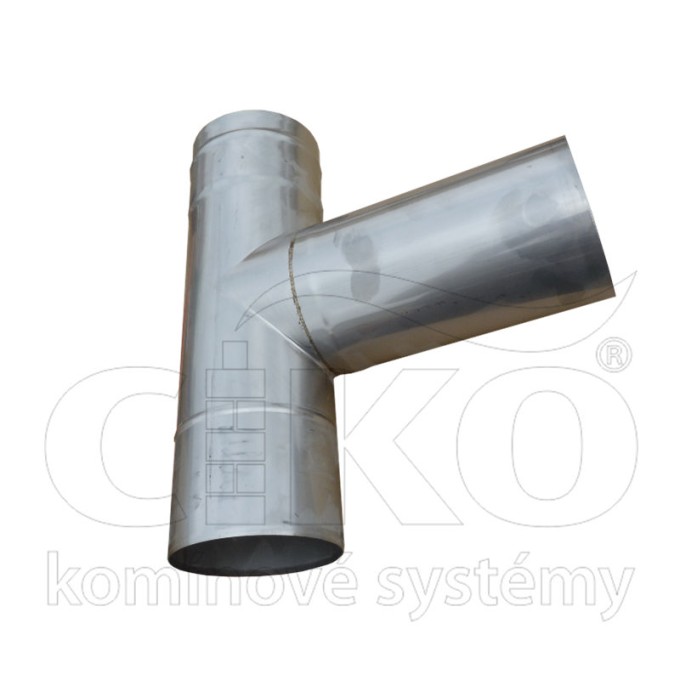 T-kus 90°, do 600°C, pr. 200mm, tl.0,6mm, v.signa