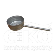 Kondenzátní jímka, tl.1mm, pr. 150mm, boční odvod