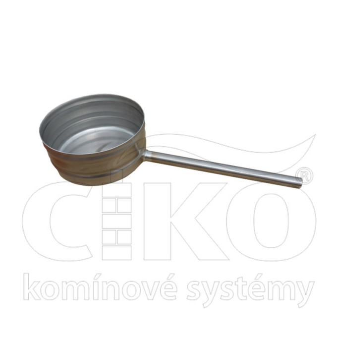 Kondenzátní jímka, tl.1mm, pr. 150mm, boční odvod