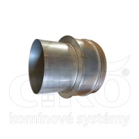 Redukce k jednopl.nerez. komínu 160/100mm