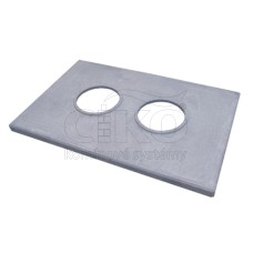 Krycí deska dvouprůduch s přívodem vzduchu pro obezdění (+4ks PODKLADŮ) rozm.770x1170mm