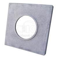 Krycí deska základní, jednoprůduch, beton (550x550mm)