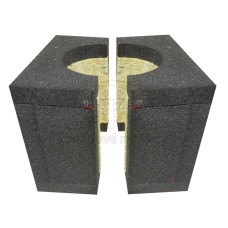 Hranatý parotěsný prostup pro nerez.komín, prům. 240mm, v=500mm, CERESIT