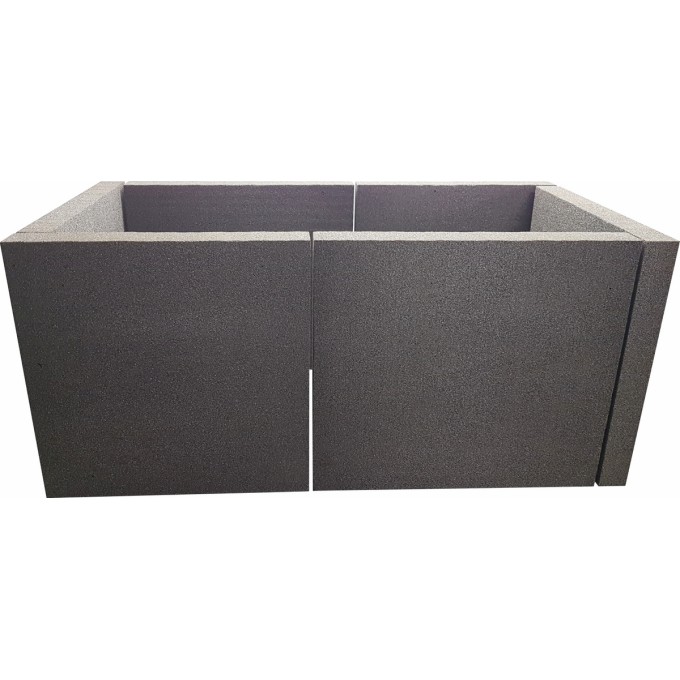 Parotěsný prostup tl. 5cm pro cihelný komín o půdorysu 400x800 , v=40cm, 2x CERESIT