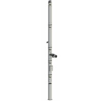Nerezový komín na krátitelném podstavci, výška 5m, průměr 180mm, tl. izolace 50mm