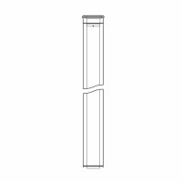 Trubka DN80/125, 2000mm