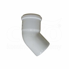 Koleno 45° DN80