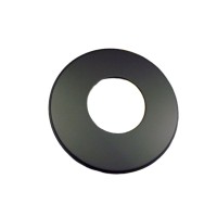 Růžice na rozšířenou část roury, pr. 130mm, černá, šíře 70mm