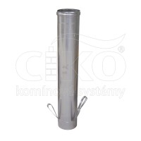 Roura 1080 mm s atyp. distančními prvky, v.signa, prům. 130mm, tl. 0,6mm