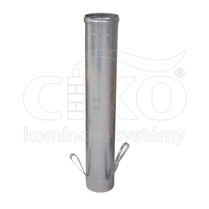 Roura 1080 mm s atyp. distančními prvky, v.signa, prům. 130mm, tl. 0,6mm