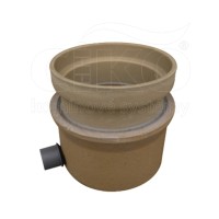 Kondenzátní jímka hrdlová-IZOSTAT hladký, boční vývod, pr.160mm