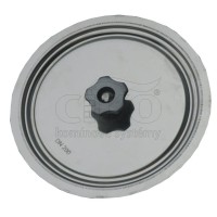 Uzávěr kontrolního otvoru do 200°C, TEC/EASY, pr.160mm (guma)