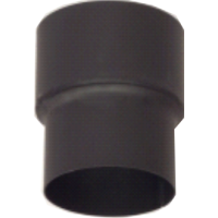 Přechodka 125mm (vnitřní pr.)/130mm (vnější pr.), ČERNÁ (kamna/kouřovod)