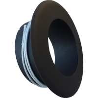 Redukce s provazcem a s límcem, 160vně./vni.150mm, ČERNÁ