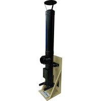 Lakovaný nerezový komín BASIC 9005, konzole, výška 7m, průměr 150mm, tl. izolace 30mm