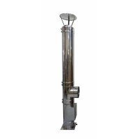 Základní nerezov komínový set BASIC, lesklý nerez, v. 4m, pr. 150mm, tl. izolace 30mm
